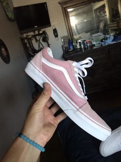 Pink old skool vans