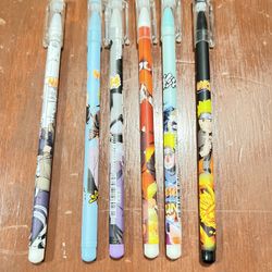 Naruto fine liner pens 6 pieces