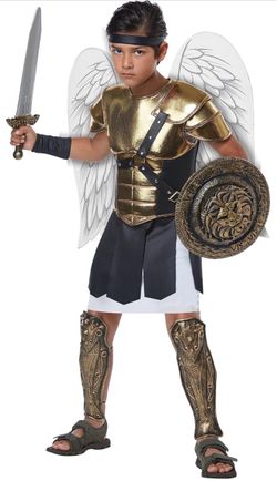 Child size small/ medium (6-10) Archangel Warrior Costume 🛑missing armor🛑