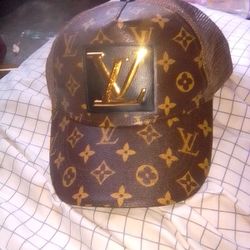 Louis Vuitton Cap Authentic Leather 