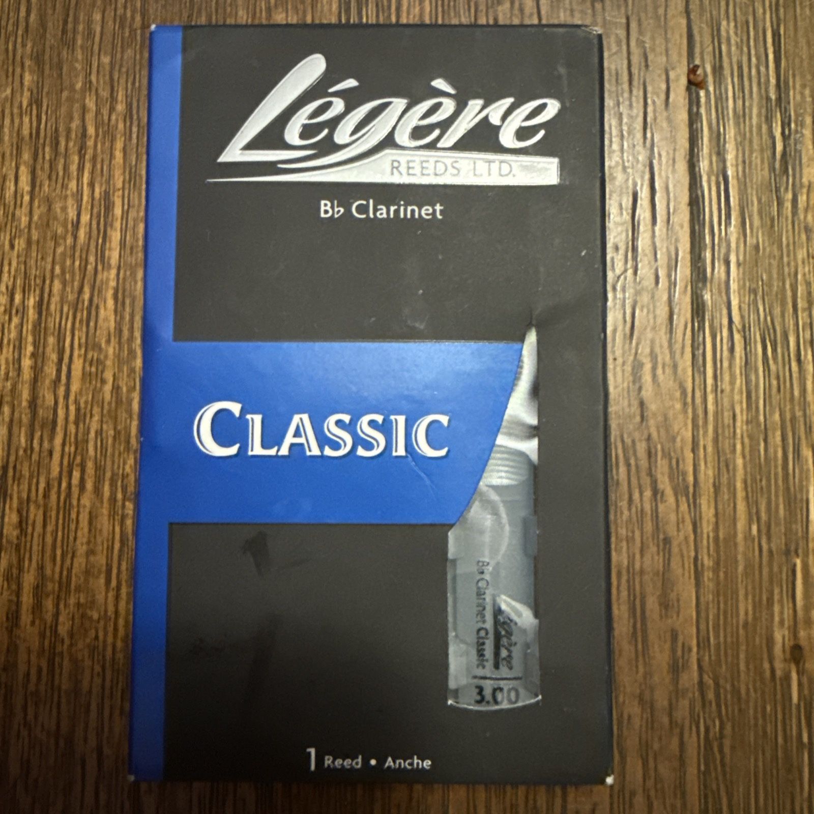 Legere Reeds Bb Clarinet Reed Strength 3