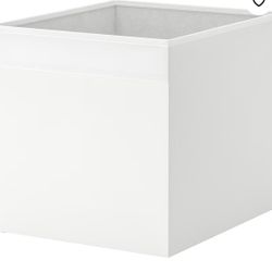 Ikea Cube Insert Bin. Collapsible Fabric Containers- White