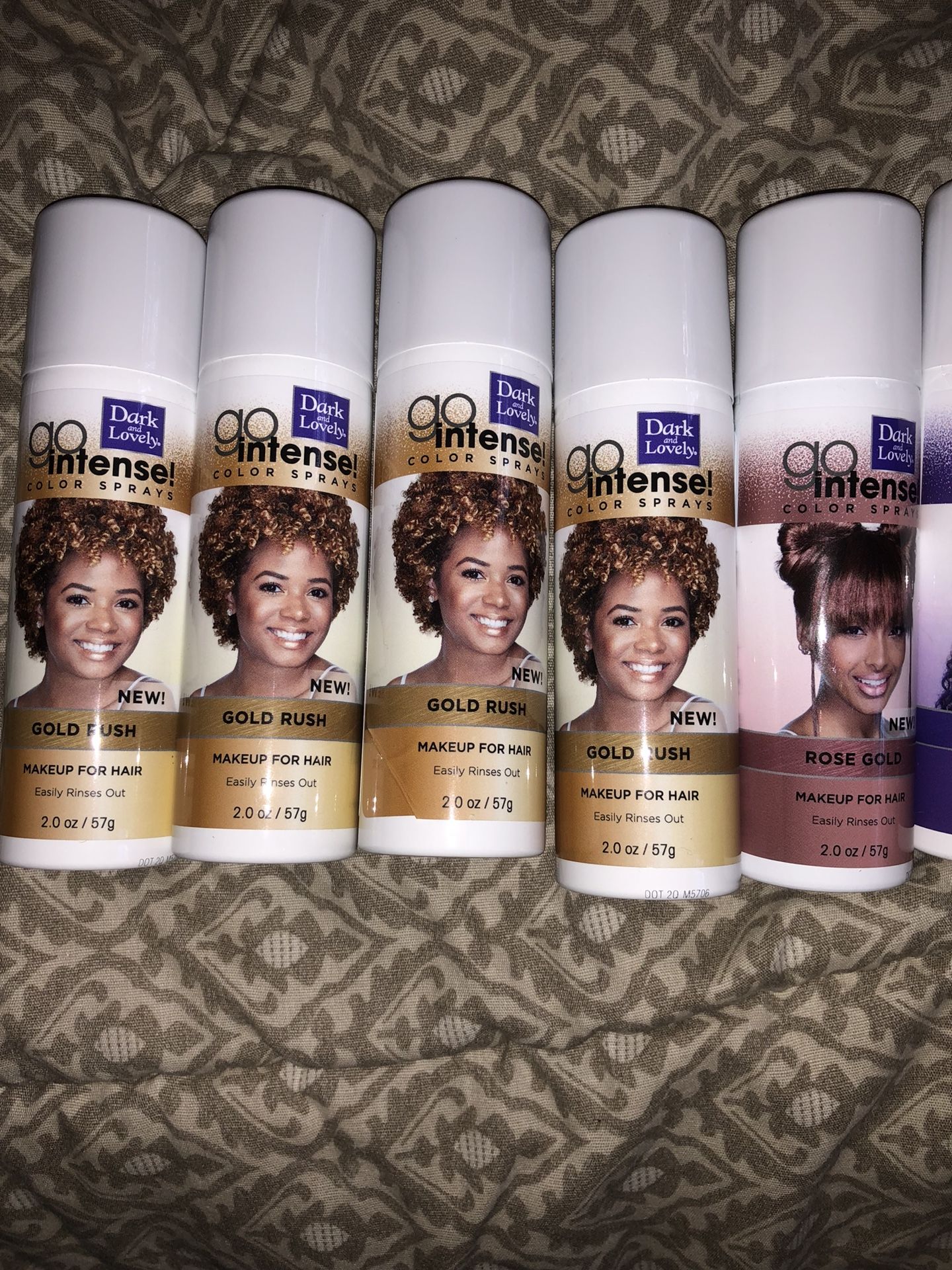 Dark and Lovely Go Intense! Color Sprays