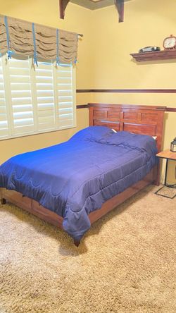 Full bed and mattress