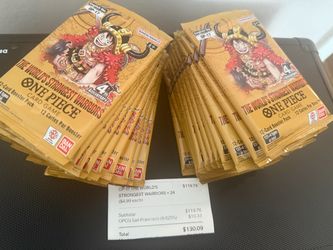 One Piece Card Game OP-17 Booster Packs x24