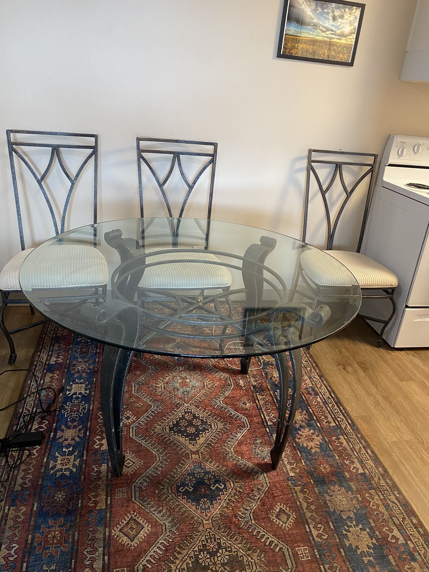 Dining Table and Four Chairs