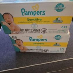 Pampers Sensitive Wipes 