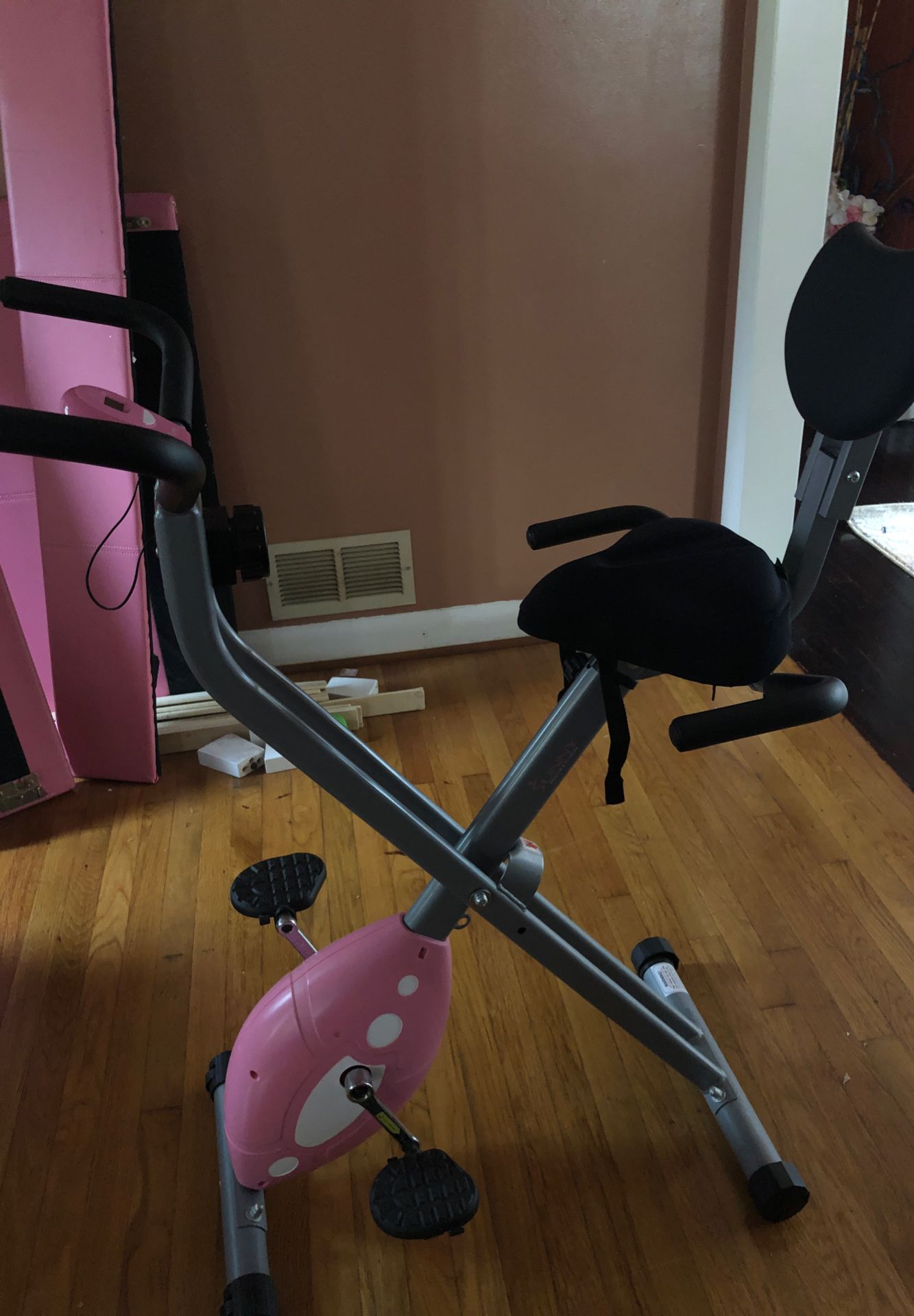 Pink Exercise Bike