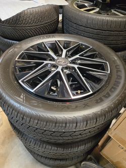 2027 Take Offs NEW 20" Lexus GX550 Black Wheels Rims Tires OEM