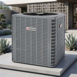 Everwell Top-Discharge A/C Condensing Unit, 48,000 BTU, 4-Ton, Cooling Only, R454B, 15 SEER2, 220V/1Ph/60Hz, LG Scroll Compressor, AHRI/ETL Listed (CA