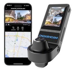 Dash Cam, 360° Dash Cam Front and Rear Inside, 4K/2.5K UHD Dash Camera for Cars, Night Vision, Built-in 5G WiFi & GPS, G-Sensor, 185° Wide Angle, HDR,