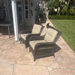 Outdoor Resin Wicker Set