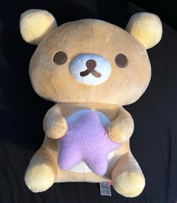 Round 1 San-X Rilakkuma Holding Purple Star Plush