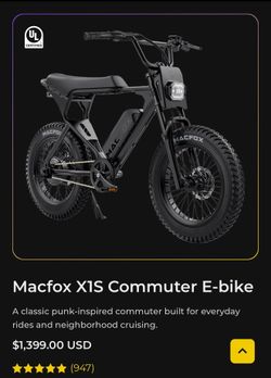 MACFOX bikes, Read Description