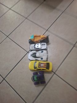 Lot of 5 Toy Cars and Trucks