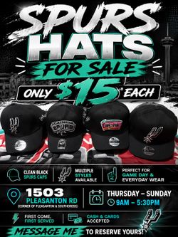 Spurs caps