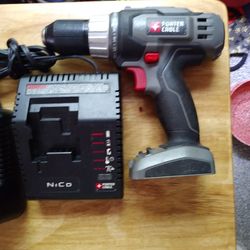 PORTER CABLE. 18 VOLT DRILL &  CHARGER & DEWALT CHARGER. 18 VOLT. ALL THREE. 30 BUCKS