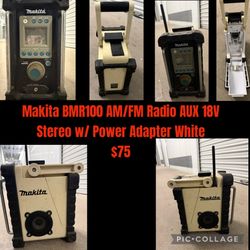 $75 Makita Radio w/battery/charger