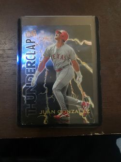 Juan Gonzalez Thunderclap baseball card Fleer 1997 5 of 10