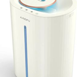 Humidifiers for Large Room 6L, Humidifiers for Bedroom Lasts Up to 54 Hours, Cool Mist Humidifiers Top Fill for Baby,Plants and Office Ultrasonic-Quie