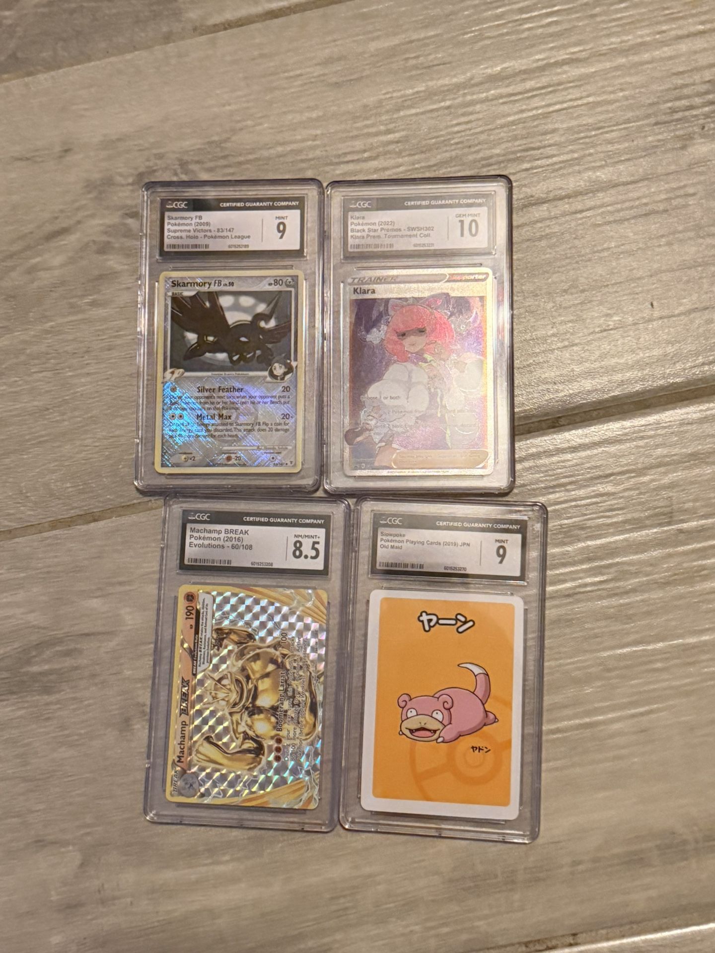 Graded cards