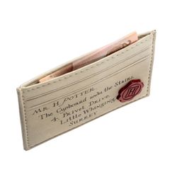 harry potter letter wallet