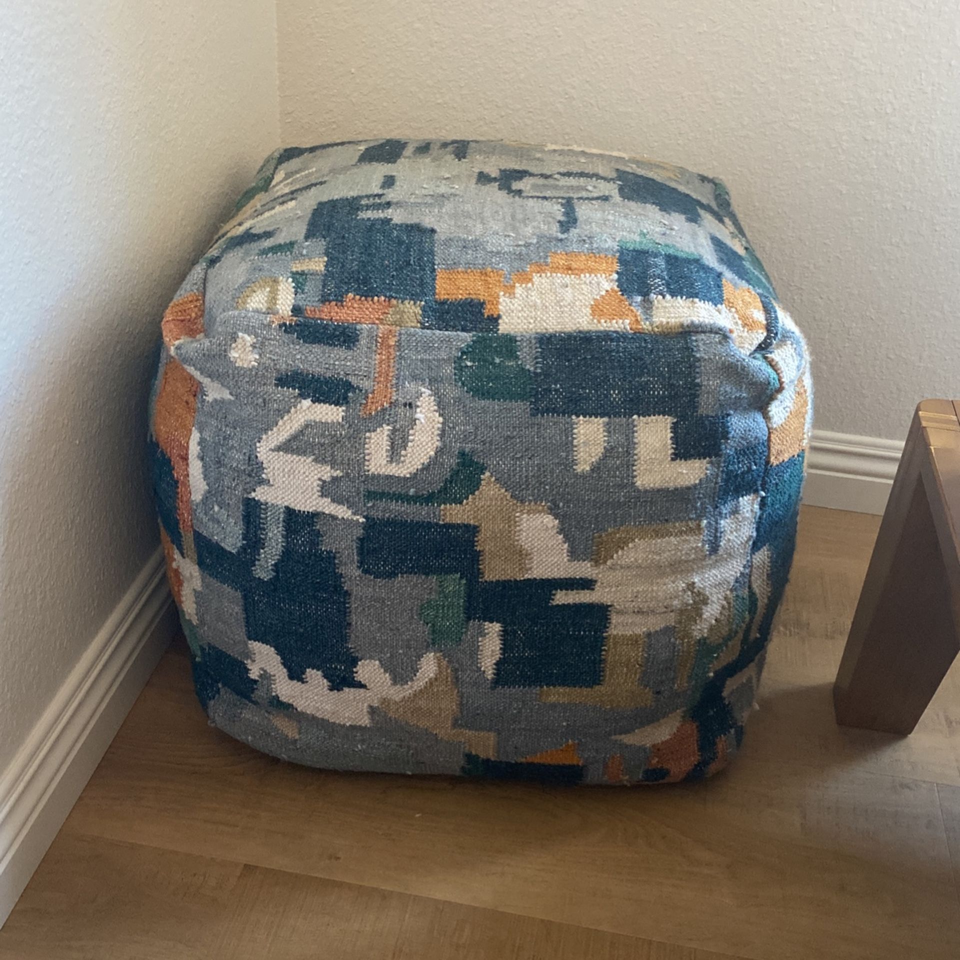Crate & Barrel Ottoman Pouf