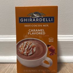 GHIRARDELLI Caramel Flavored Hot Cocoa Mix, 8 oz Carton