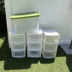 Plastic Bins And Plastic Drawer Storage 