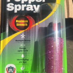 Pepperspray Pink Rhinestone 