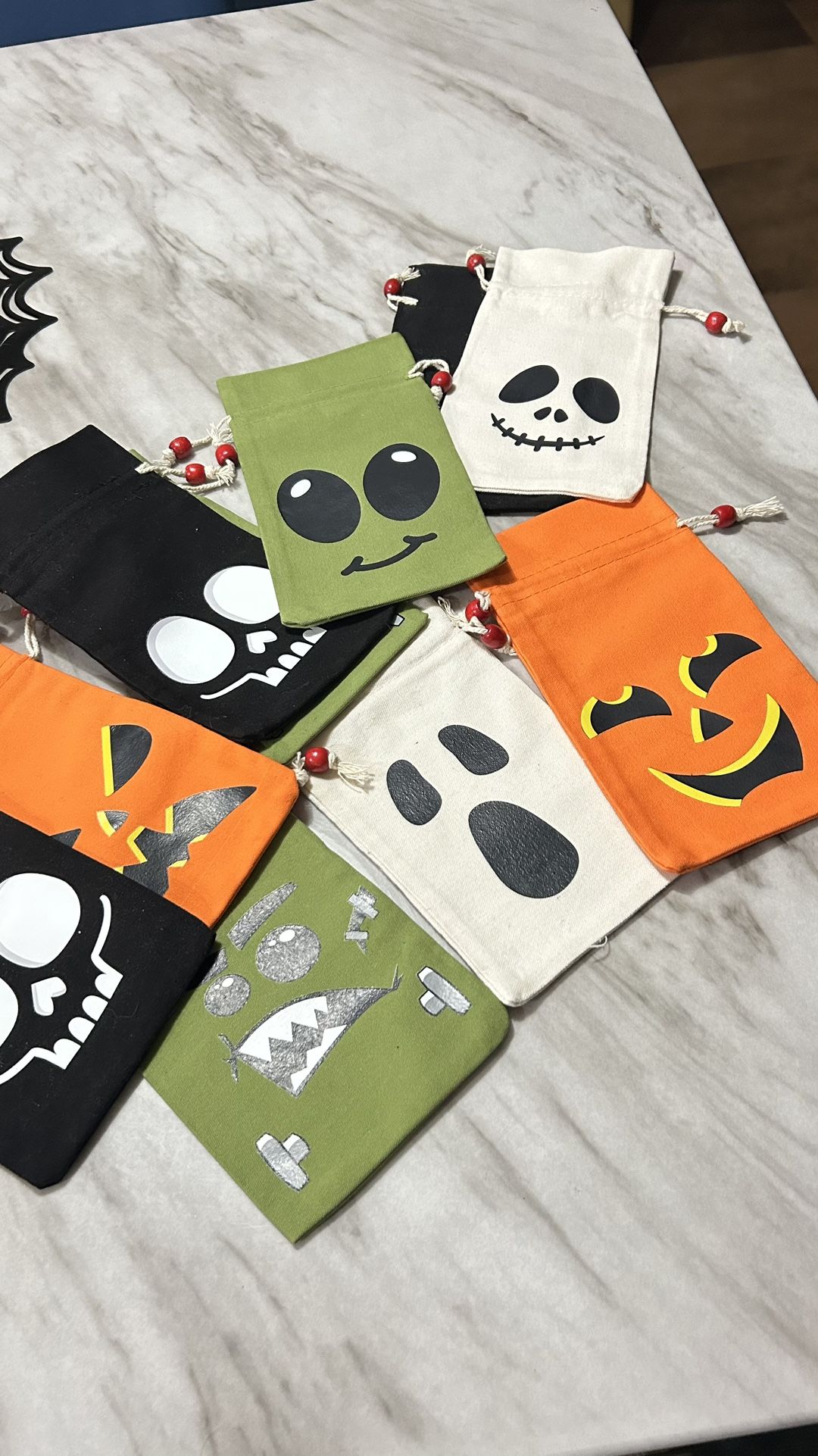 Halloween Canvas Drawstring Bags