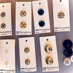 Lot of Buttons, Most JHN International Vintage #052022C3