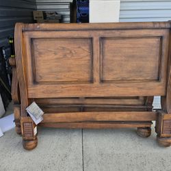 Sleigh Bed Frame  by Ashley Queen Size