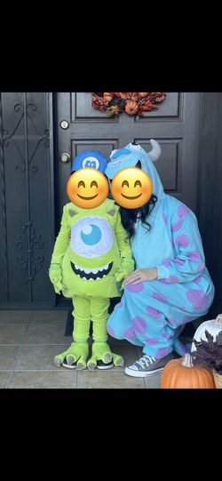 Adult & Child Monsters Inc Costume Set