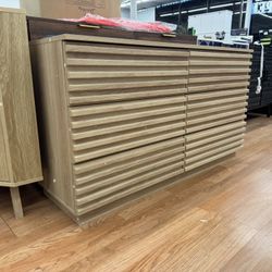 6-Drawer Wooden Dresser