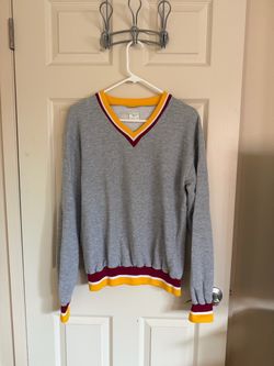 Medium Grey Yellow and Red Vintage Crewneck