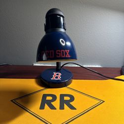 Vintage Boston Red Sox Desk Lamp MLB Tested And Works Great