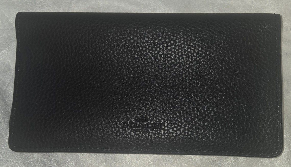 Authentic Coach Checkbook Holder