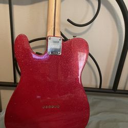 Sparkle Red Fender Telecaster Works Great Must Sell To Pay Some Bills