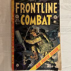 (1953) “Front Line Combat” #12 Military Comic War And Fighting Men, Air Force Issue