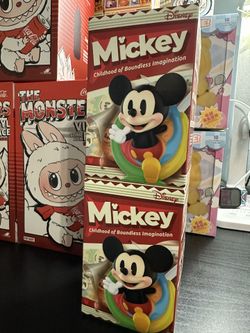 POP MART Mickey childhood Of Boundless Imagination Series Blind box