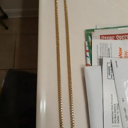 Cuban Chain 10k 24" solid 45 grams $1,500 🤑🤑