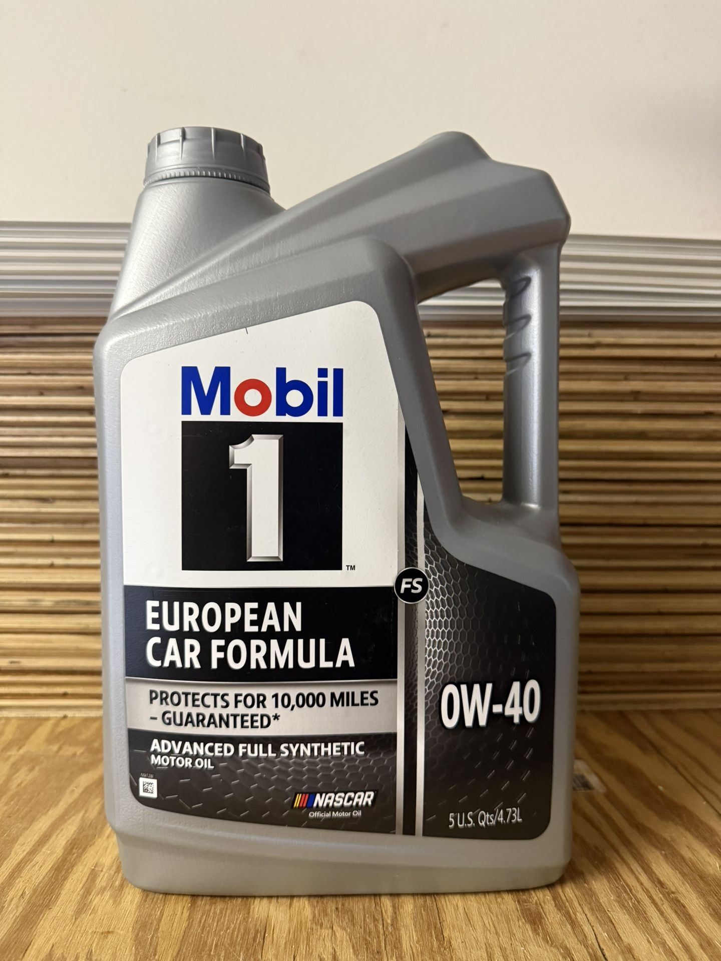Mobil 1 European Car Formula Full Synthetic Motor Oil 0W-40, 5 Quart