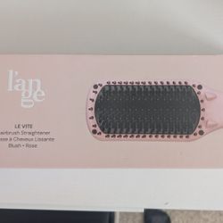 Hair Tools - Pink Hairbrush Straightener 