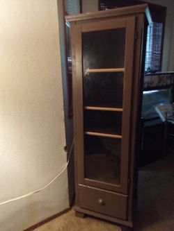 Bookshelf With Glass Door
