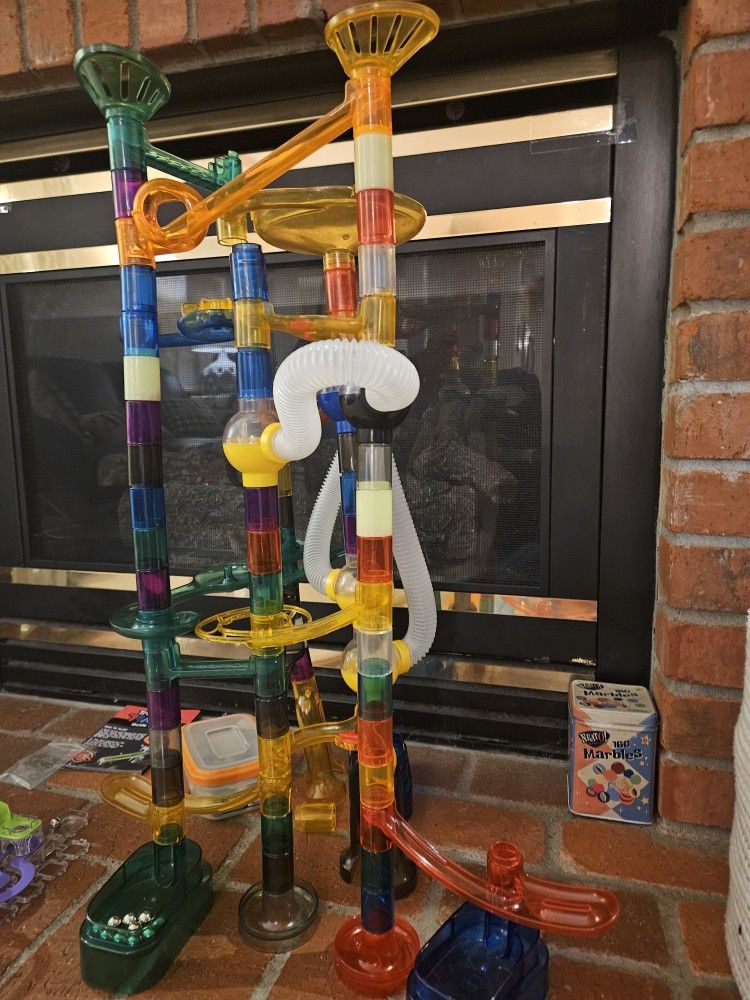 Marble Run Set With Marbles 