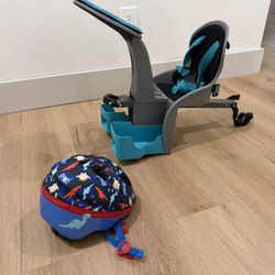 Child Bike Seat And Helmet 