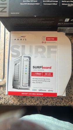 WiFi router and modem