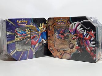 Pokemon tins x 2, new