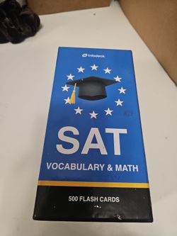 Infodeck SAT Vocabulary & Math Flash Cards